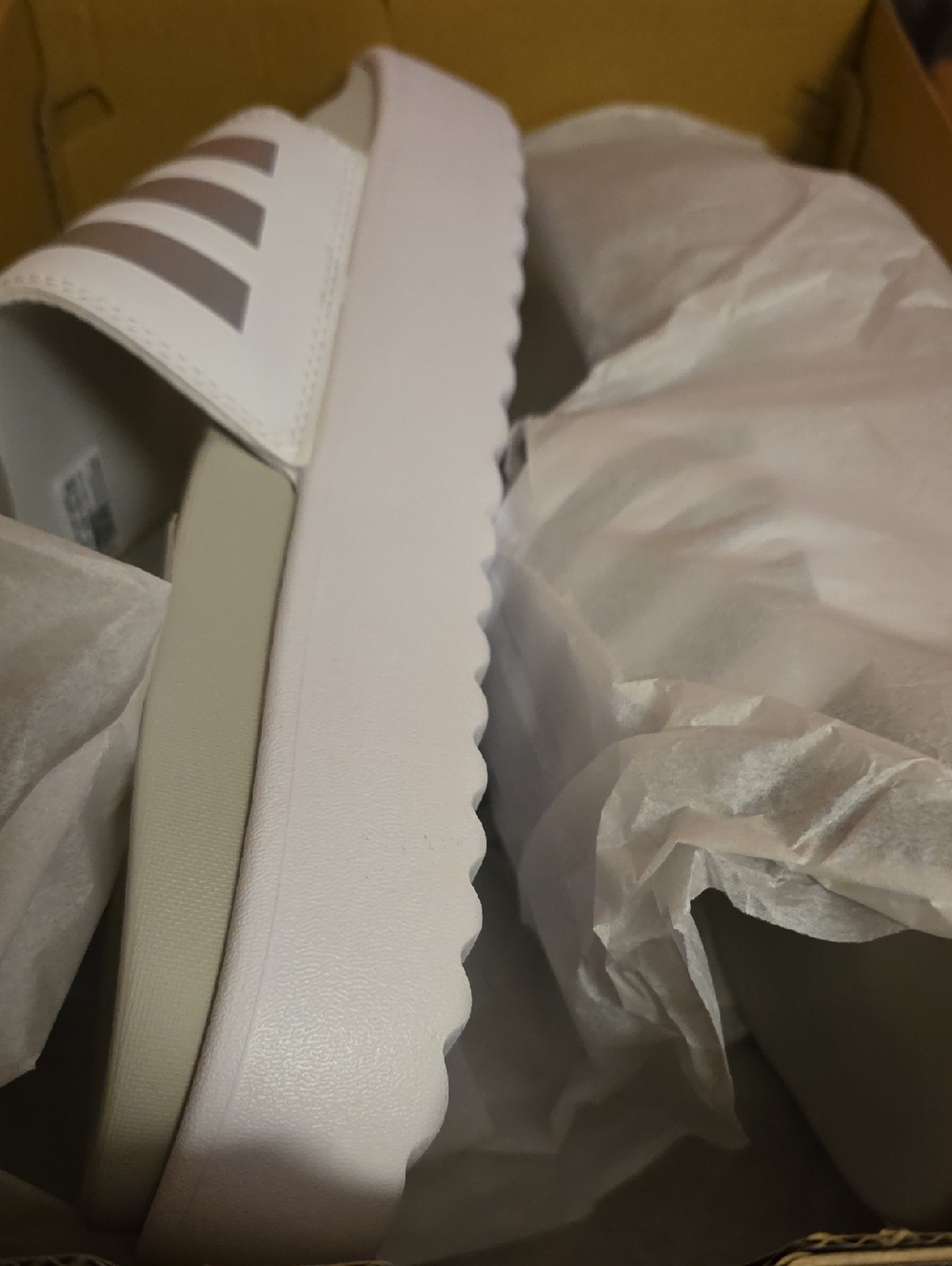 adidas Women’s Slide Sandals in White